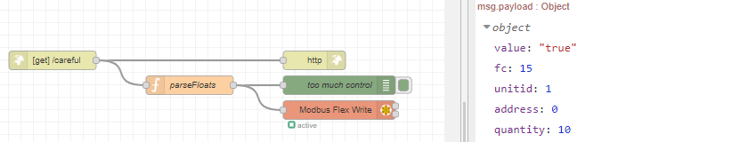 Example endpoint flow